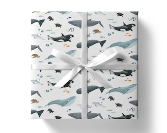 5 Bögen Geschenkpapier klimaneutral gedruckt