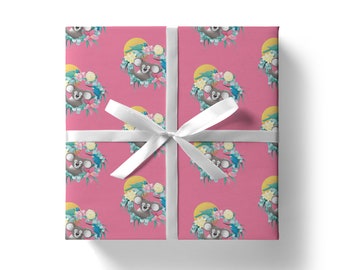 Wrapping paper 5 sheets climate-neutrally printed