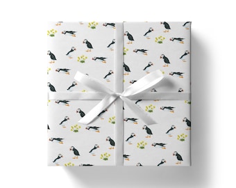5 sheets of wrapping paper printed climate neutral