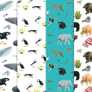 8 Bögen Geschenkpapier klimaneutral gedruckt