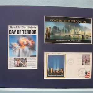 9/11 and the World Trade Center and the First Day Cover honoring First Responders & the New York Fire Department