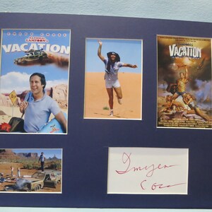 Chevy Chase - National Lampoon&#39;s Vacation & Imogene Coca autograph as Aunt Edna