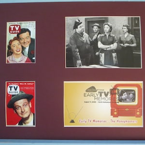 Jackie Gleason and art Carney in The Honeymooners & First Day Cover of its own stamp