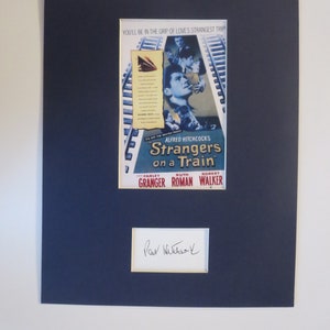 Alfred Hitchcock&#39;s &quot;Strangers on a Train&quot; & Pat Hitchcock autograph as Barbara