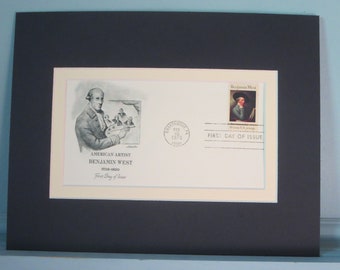 Benjamin West American Artist 10 cents stamp