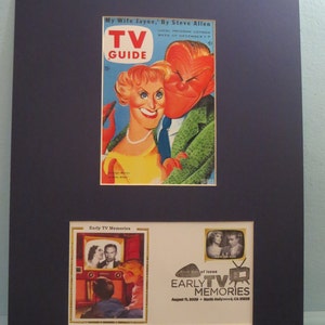 The George Burns & Gracie Allen Show und First Day Cover von ihrem eigenen Stempel