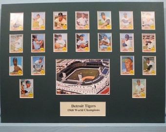 Detroit Tigers led by Denny McLain & Al Kaline are the 1968 World Series Champions