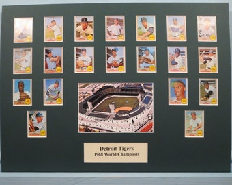 Detroit Tigers onder leiding van Denny McLain en Al Kaline zijn de World Series-kampioenen van 1968
