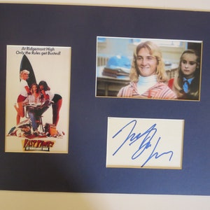 Sean Penn in &quot;Fast Times at Ridgemont High&quot; and Jennifer Jason Leigh autograph