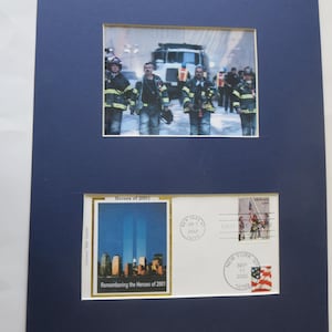 9/11 - First Responders - True Superheros of September 11 & First Day Cover of their own stamp
