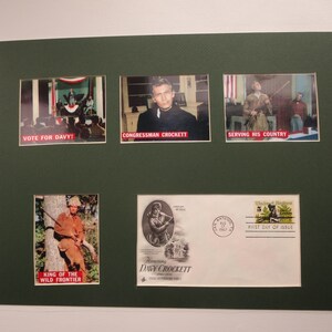 Fess Parker - Davy Crockett geht zum Kongress und zum Davy Crockett Erster Tag Cover