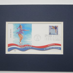 The Sport of Figure Skating & First Day Cover of its own stamp