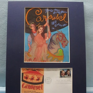 Broadway Muscial &quot;Carousel&quot; by Rodgers and Hammerstein and the First Day Cover of their own stamp