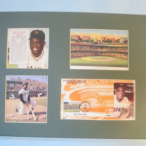 Salón de la Fama del Béisbol y Gran Willie Mays gigante de San Francisco y portada del primer día