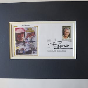 Paul Newman star of the Hustler, The Sting, The Color of Money & Cool Hand Luke and First Day Cover of the Paul Newman stamp