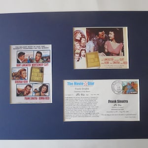 Oscar Winner - Frank Sinatra, Burt Lancaster, Montgomery Clift  & Doona Reed in &quot;From Here to Eternity&quot; and Memorial Cover