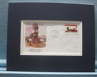 Completion of the Transcontinental Railroad at Promontory Point and the First Day Cover of the Locomotive there - The Jupiter