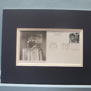 Lucille Ball und Desi Arnaz in I Love Lucy & First Day Cover von I Love Lucy Stempel