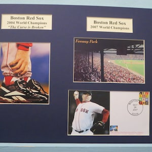 Boston Red Sox and Curt Schilling - 2004 and 2007 World Series Champions & Commemorative Cover honoring 2007 Championship