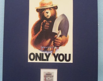 The National Park Service - Smokey the Bear - "Only You Can Prevent Forest Fires" honored by his own stamp