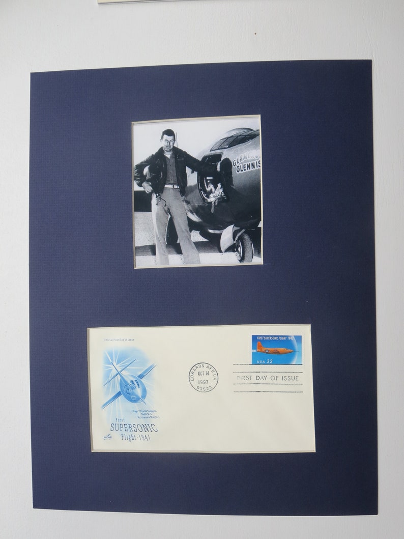 Chuck Yeager Breaks the Sound Barrier & the Commemorative Cover honoring the First Supersonic Flight image 1