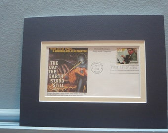 Sci-Fi Movie "The Day the Earth Stood Still" & First Day Cover of the Bernard Herrmann stamp