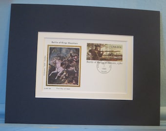 American Revolution - The Battle of Kings Mountain & First day Cover of the 200th Anniversary of the Battle