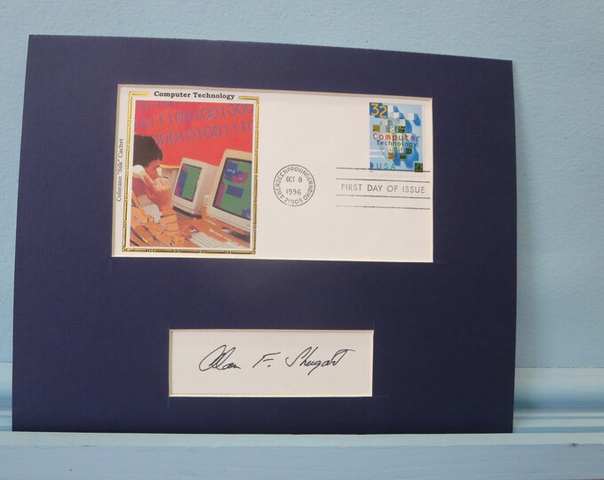 Alan F. Shugart Autograph the Inventor of the Floppy Disc and the First