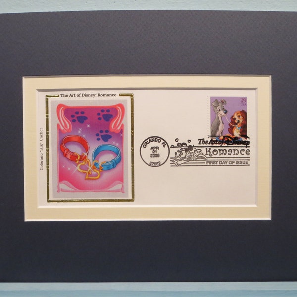 Walt Disney's "The Lady and the Tramp" and First Day Cover of its own  Stamp