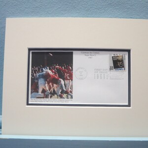 The Green Bay Packers and Kansas City Chiefs play in the First Super Bowl & First Day Cover of its own stamp
