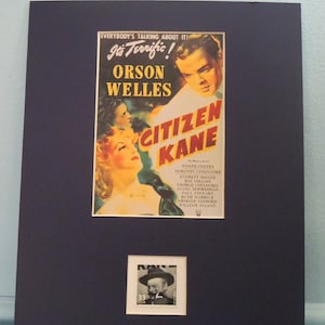 Orson Welles in &quot;Citizen Kane&quot; honored by its own stamp