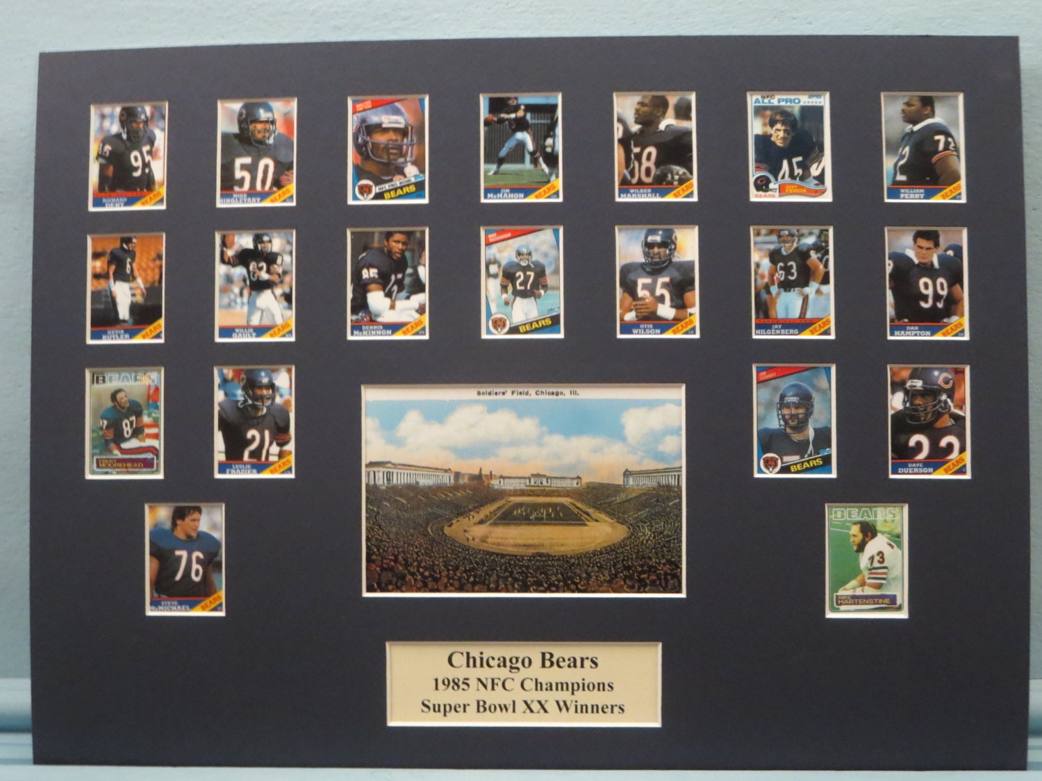 Chicago Bears Led by Walter Payton and Jim Mcmahon Are 1985 NFL