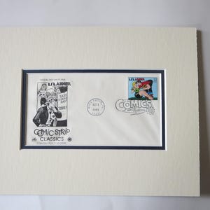 Comic Strip Classic - Li&#39;L Abner drawn by Al Capp & First Day Cover of his own stamp