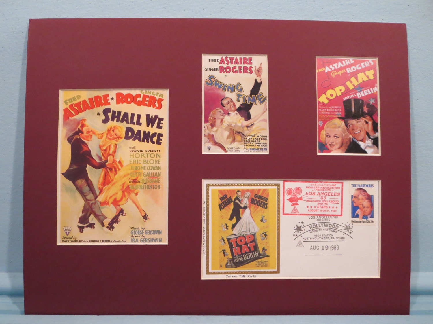 Shall We Dance Top Hat Swing Time The Fims Of Fred Astaire And Ginger Rogers And Commemorative Envelope
