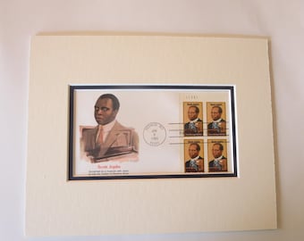 The King of Ragtime - Scott Joplin and the First Day Cover of his own stamp