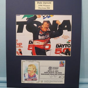 NASCAR Great - Dale Jarrett Wins the 1996 Daytona 500 & Commemorative Cover for Dale Jarrett