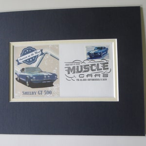 The 1967 Ford Shelby Cobra GT500 & First Day Cover of its own stamp