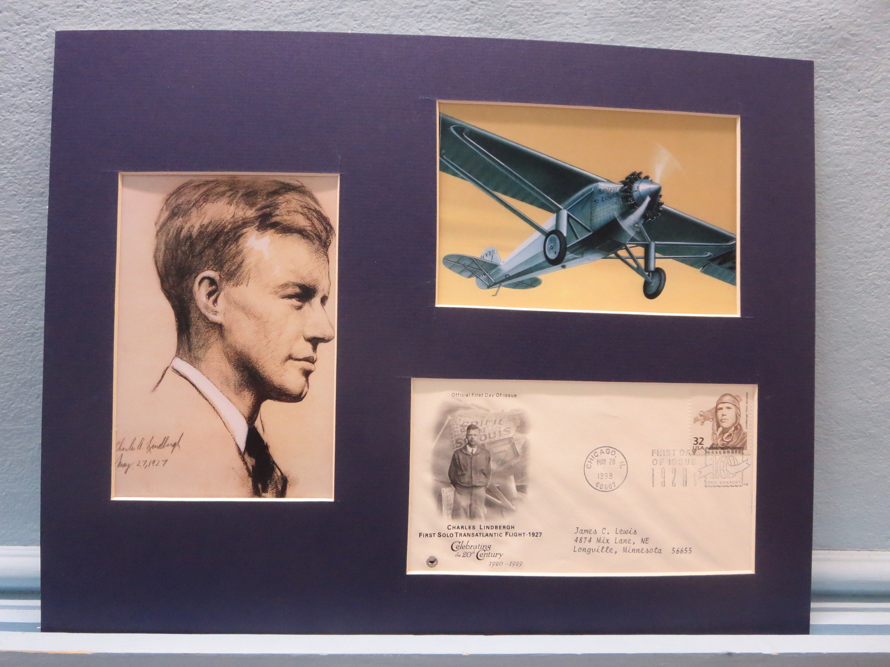 Charles Lindbergh First Day Cover - Etsy