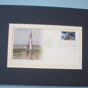 Project Mercury - Alan Shepard is the First American into Space & First Day Cover of the Project Mercury stamp