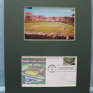 Wrigley Field, home of the Chicago Cubs & First Day Cover of its own stamp
