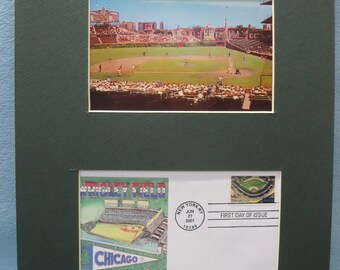 Wrigley Field, sede de la portada del Chicago Cubs & First Day Cover de su propio sello