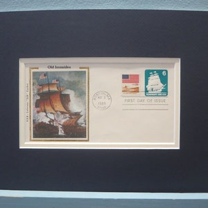 The War of 1812 and the USS Constitution - &quot;Old Ironsides&quot; plus First Day Cover of the stamp issued for its 200th Anniversary