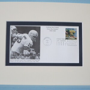 Green Bay Packers win the First Two Super Bowls and First Day Cover of the Green Bay packers stamp
