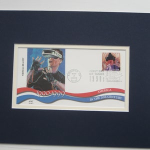 The Introduction of the Virtual Reality and the First Day Cover of its own stamp