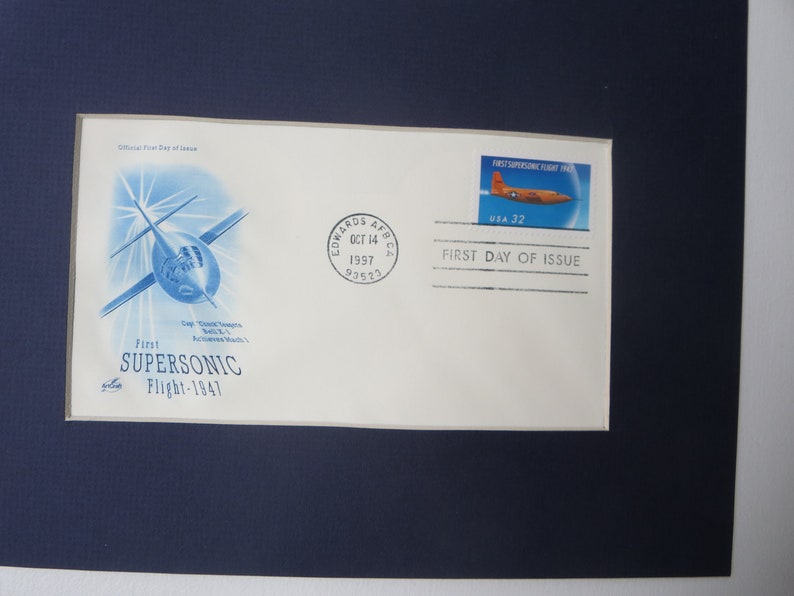 Chuck Yeager Breaks the Sound Barrier & the Commemorative Cover honoring the First Supersonic Flight image 2