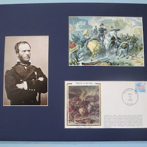 William T. Sherman & the March to the Sea and commemorative cover of its 125th Anniversary
