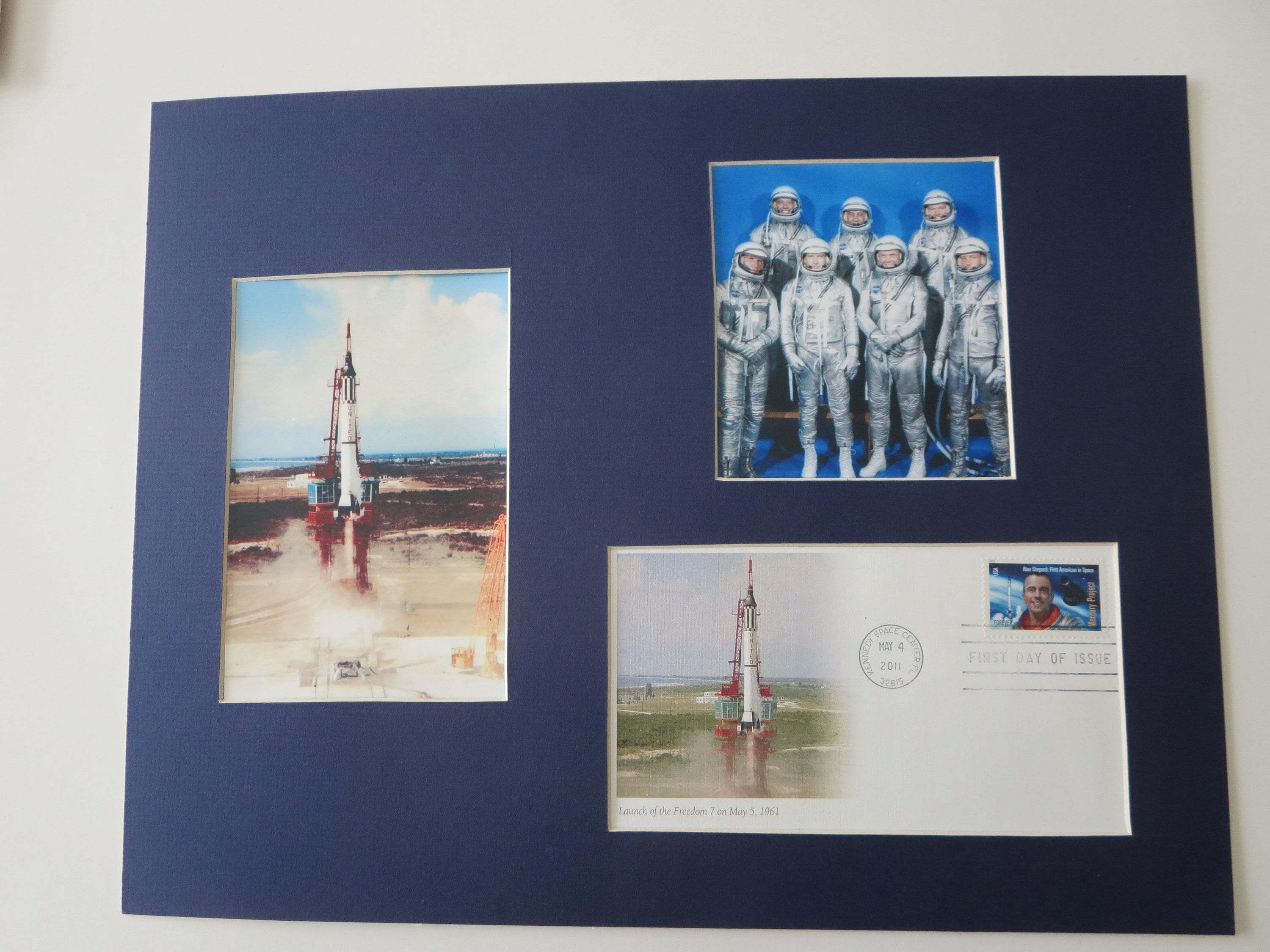 Project Mercury - Alan Shepard es el primer estadounidense en el espacio y  portada del primer día del sello Project Mercury - Etsy México, image size:3000x2250