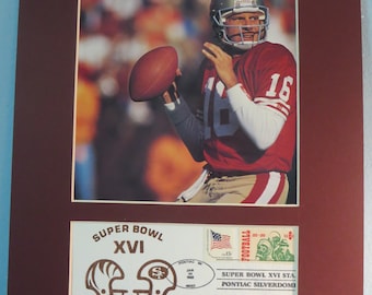 San Francisco 49ers Great Joe Montana Wins Super Bowl XVI & Commemorative Cover