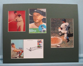 Hall of Famer and New York Yankee Great Mickey Mantle & First day Cover of his own stamp