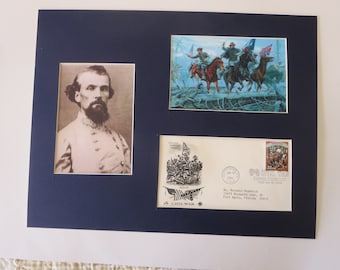 Nathan Bedford Forrest at the Battle of Shiloh honored by its own stamp